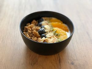 ... enjoy good coffee and healthy snacks ...

What you can find here in our café comes almost directly from the ground - plant based! at Mandala Café & Yoga in Oberstdorf