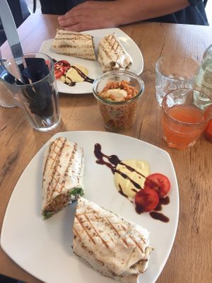 Wraps at Mandala Café & Yoga in Oberstdorf