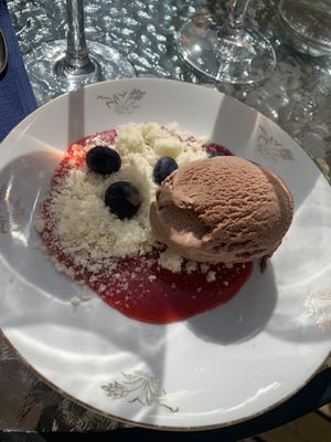 Lunch menu dessert  at Magu in Helsinki