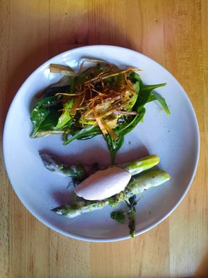 Avocado+miso+leek
Asparagus + truffle ice cream at Magu in Helsinki