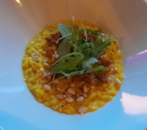 Lemon & saffron risotto at Magu in Helsinki