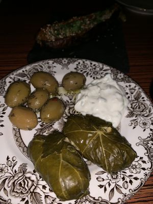 Dolmade, olives at Magu in Helsinki