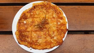 Kimchi jeon (pancake) at Kimchi Hop House in Dublin