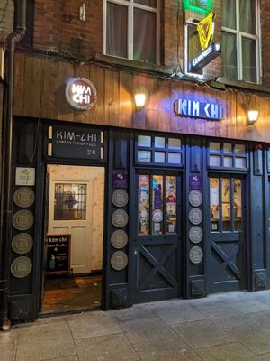 view from the street at Kimchi Hop House in Dublin
