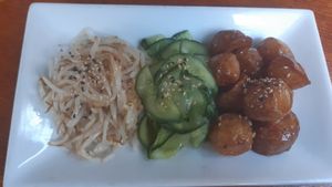 vegan banchan at Kimchi Hop House in Dublin