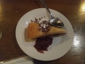 Vegan cake at Kimchi Hop House in Dublin