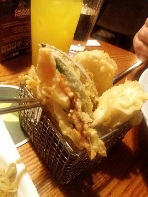 Vegetable Tempura at Kimchi Hop House in Dublin
