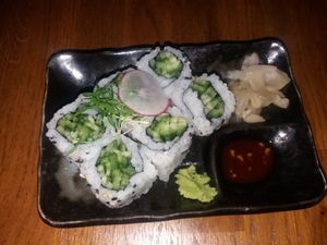 Cucumber urimaki at Kimchi Hop House in Dublin