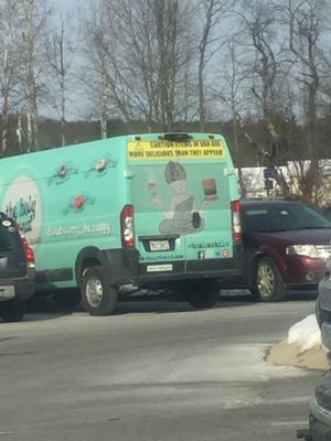 The holy donut van at The Holy Donut in Scarborough
