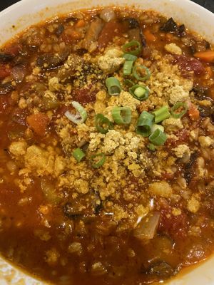 Vegan Bolognese  at The Covered Bridge in Campton