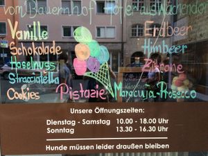 From outside  at Die Süsse Genusswerkstatt in Nuremberg