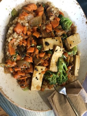 Teriyaki Tofu  at Life Alive Organic Cafe in Boston