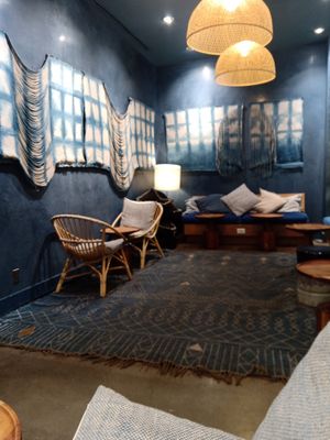 Inside the cafe at Life Alive Organic Cafe in Boston