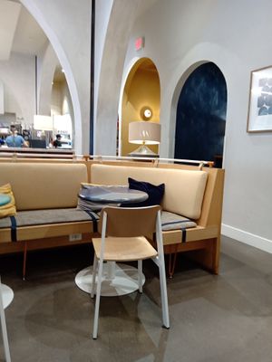 Inside the cafe at Life Alive Organic Cafe in Boston