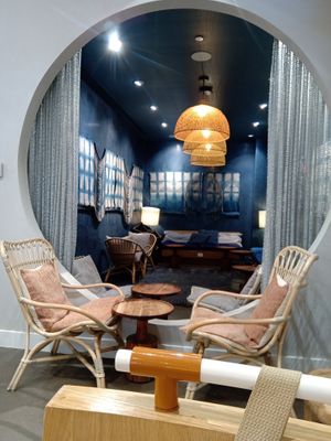 Inside the cafe at Life Alive Organic Cafe in Boston