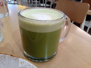 Matcha at Life Alive Organic Cafe in Boston