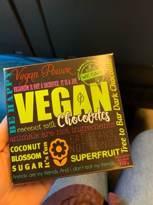 Vegan box at The Chocolate Line in Bruges
