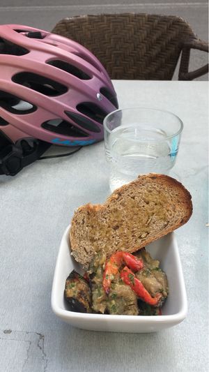 Marinated veggies as starter at Planeta ECO in Alicante