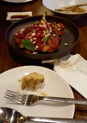 Ate most of the first dish before I thought to take a pic as it was so good at Chat For Tea in Ballarat