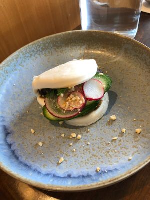 Bao - vegan option at Chat For Tea in Ballarat