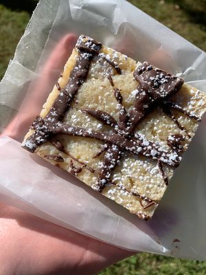 Gooey butter cake at Sam's Vegan Kitchen in Chesterfield