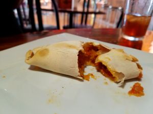 Vegetable empanada at Hispania Tapas in Clearwater