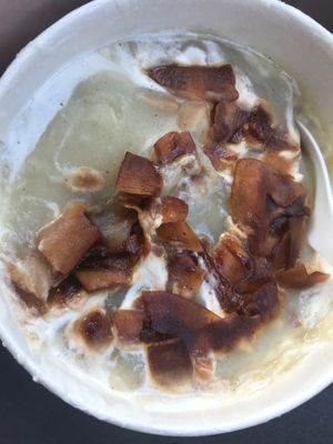 This is their Baked Potato soup. at The Cosmic Kitchen in Haleiwa