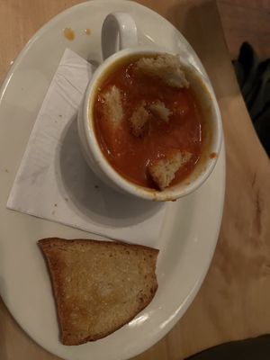 Tomato soup w crostini   at The Windham Local in Windham