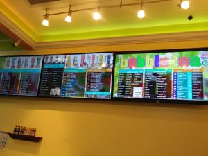 They offer alot on their menu at Paradise Smoothie in Fort Myers