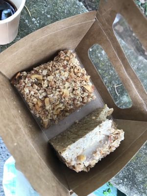 Apples and noix. Delicious pud. Enough left for lunch   at The Food Wire in Brive-la-gaillarde