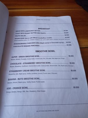 Best smoothies in Vietnam! Not even kidding. at Veggie Box in Phong Nha