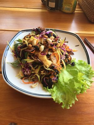 Seaweed salad ! Healthy, delicious &, big portion! at Veggie Box in Phong Nha