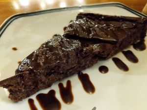 Red bean brownie at Veggie Box in Phong Nha