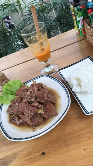 Jackfruit. It was delicious at Veggie Box in Phong Nha