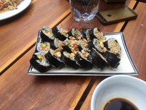 Sushi at Veggie Box in Phong Nha