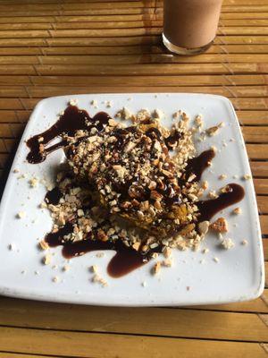 Pumpkin cake at Veggie Box in Phong Nha