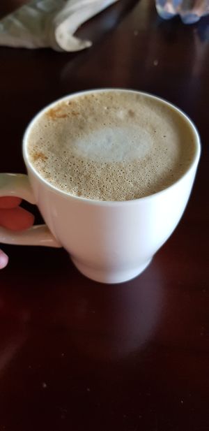 First coffee in Vietnam! at Veggie Box in Phong Nha