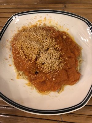 Spaghetti at Veggie Box in Phong Nha