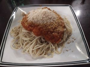 Spaghetti at Veggie Box in Phong Nha