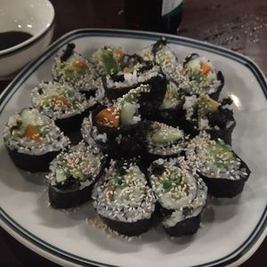 Maki sushi at Veggie Box in Phong Nha