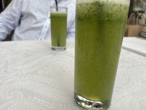 Fresh lemon mint   at Levant in Amman