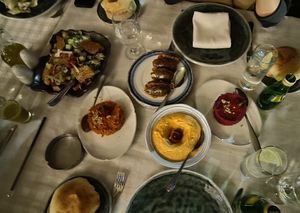 Cold appetizers at Levant in Amman
