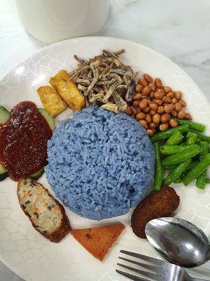 Wednesday special Nasi Lemak ~ 5/5/21 at Green Bliss Habitat 綠福苑 - Fortune Centre in Central Singapore