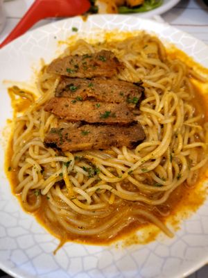 dry laksa at Green Bliss Habitat 綠福苑 - Fortune Centre in Central Singapore