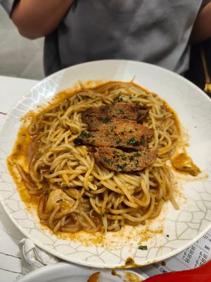 Dry Laksa at Green Bliss Habitat 綠福苑 - Fortune Centre in Central Singapore