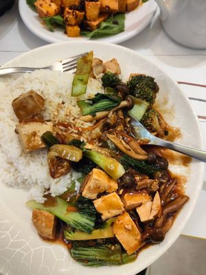Tofu rice at Green Bliss Habitat 綠福苑 - Fortune Centre in Central Singapore