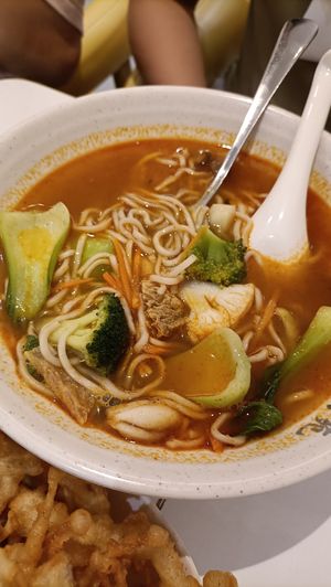 Tom yam ramen @$6.50 at Green Bliss Habitat 綠福苑 - Fortune Centre in Central Singapore