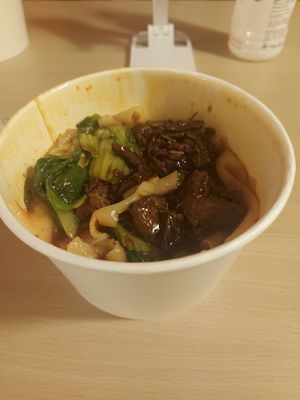 Mock duck noodles at Green Bliss Habitat 綠福苑 - Fortune Centre in Central Singapore