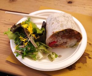 Vegan Burrito at Aromaticus in Rome