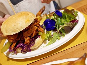 'Pulled pork' - SO GOOD!!  at Aromaticus in Rome